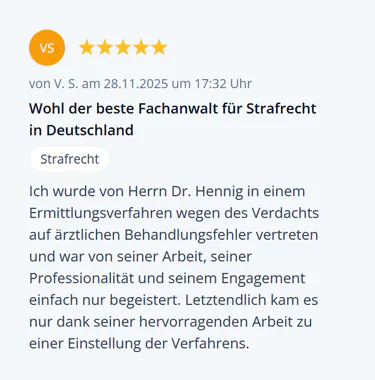 Bewertung Dr.Hennig